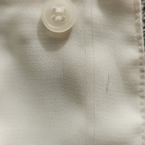 Susan Hutton, Woman's Sz 10, Cream, 100% Polyester, Top 1/3 Embrodiered Blouse - Picture 10 of 11